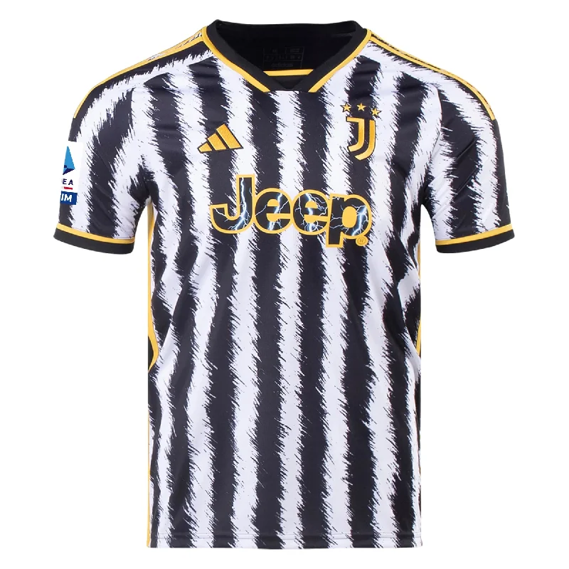 Men's Football Jerseys with Embroidered Club Badges for a Premium and Authentic Appealadidas Soule Juventus Home Jersey w/ Serie A Patch 23/24 (Black/White) Men's Football Jerseys with Embroidered Club Badges for a Premium and Authentic Appealadidas Soule Juventus Home Jersey w/ Serie A Patch 23/24 (Black/White)
