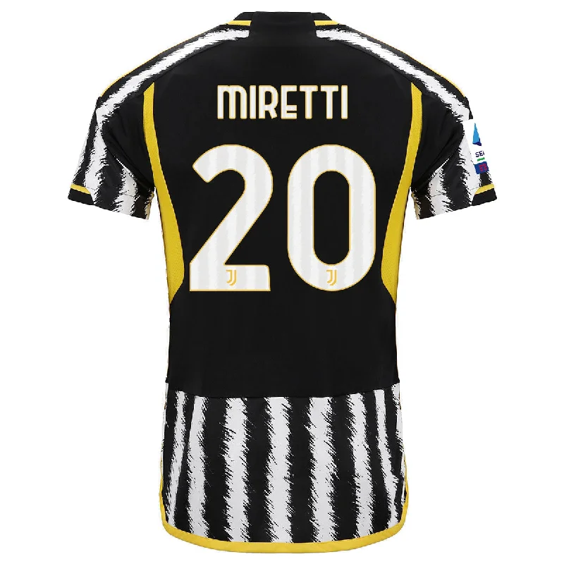 Men's Custom - Printed Baseball Jerseys with Player Names and Numbers for Personalized Styleadidas Miretti Juventus Home Authentic Jersey 23/24 w/ Serie A Patch (Black/White) Men's Custom - Printed Baseball Jerseys with Player Names and Numbers for Personalized Styleadidas Miretti Juventus Home Authentic Jersey 23/24 w/ Serie A Patch (Black/White)