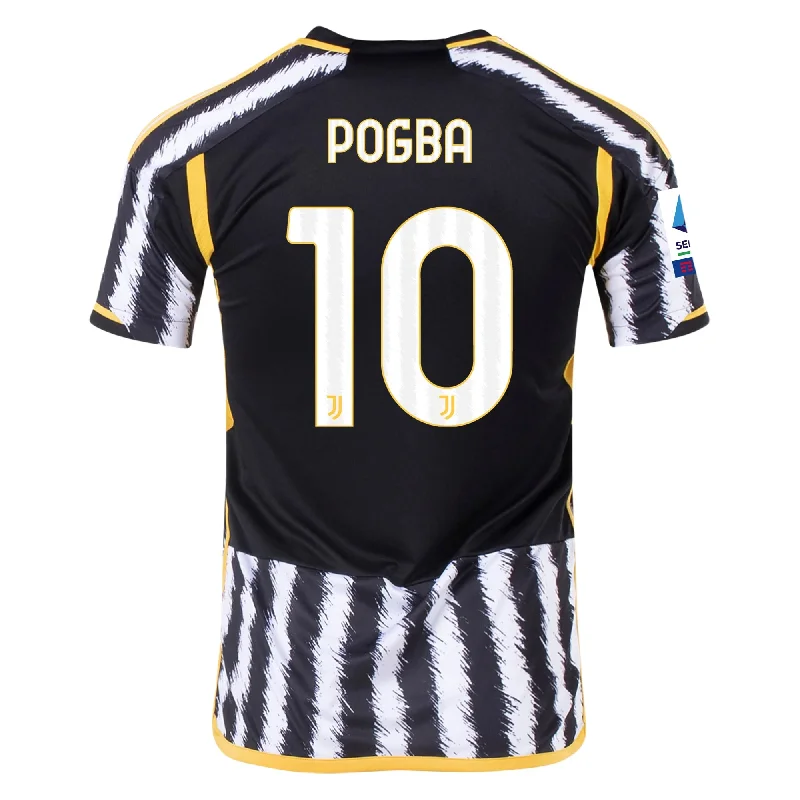 Men's Moisture - Wicking Golf Jerseys with UV Protection for Comfortable Rounds on the Courseadidas Pogba Juventus Home Authentic Jersey 23/24 w/ Serie A Patch (Black/White) Men's Moisture - Wicking Golf Jerseys with UV Protection for Comfortable Rounds on the Courseadidas Pogba Juventus Home Authentic Jersey 23/24 w/ Serie A Patch (Black/White)