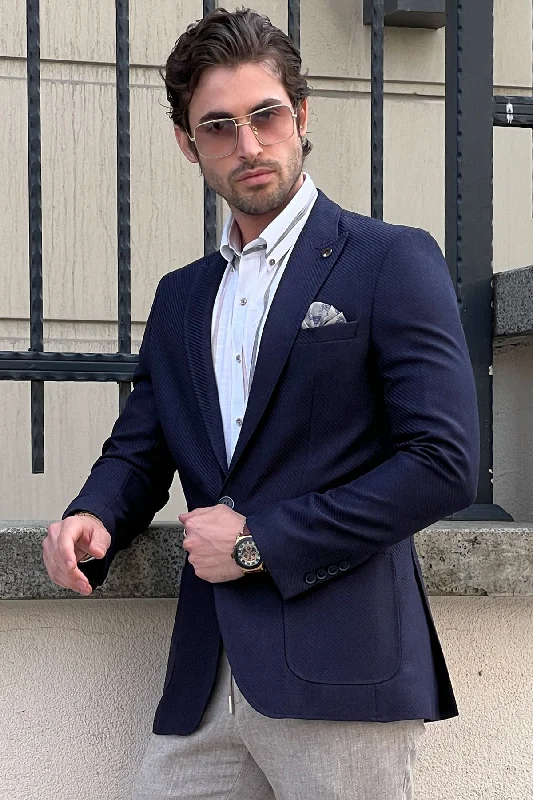 Plus Size Men's Paisley Print Silk Blazer in Royal Blue for a Statement - Making Party OutfitDaniel Navy Blue Wool Blazer Plus Size Men's Paisley Print Silk Blazer in Royal Blue for a Statement - Making Party OutfitDaniel Navy Blue Wool Blazer