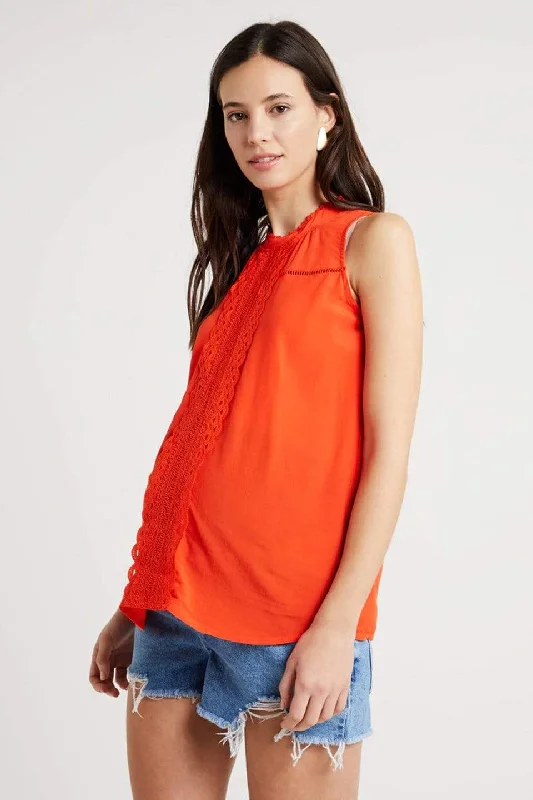 Edyth Nursing Top Tangerine