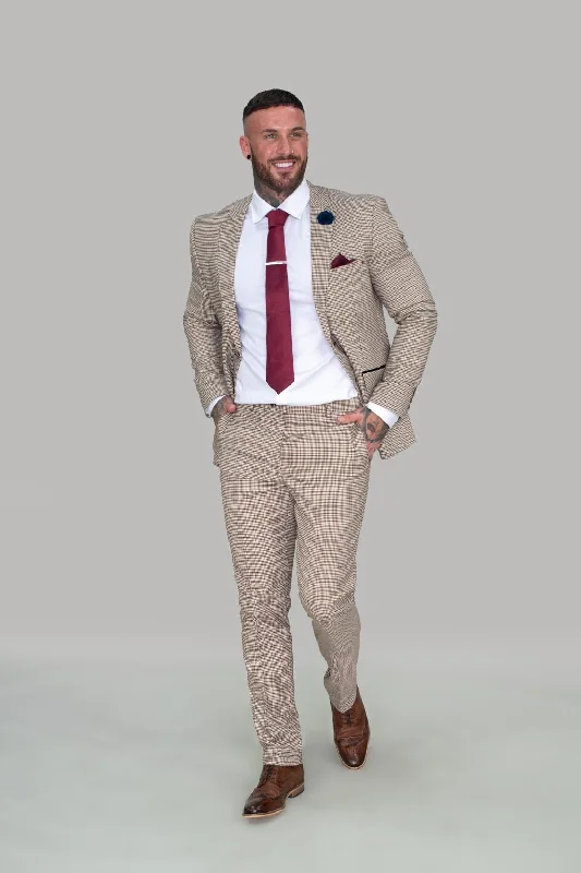 Plus Size Men's Floral Print Blazer in Pink and Purple for a Bold and Fashion - Forward StatementElwood Houndstooth Blazer Plus Size Men's Floral Print Blazer in Pink and Purple for a Bold and Fashion - Forward StatementElwood Houndstooth Blazer