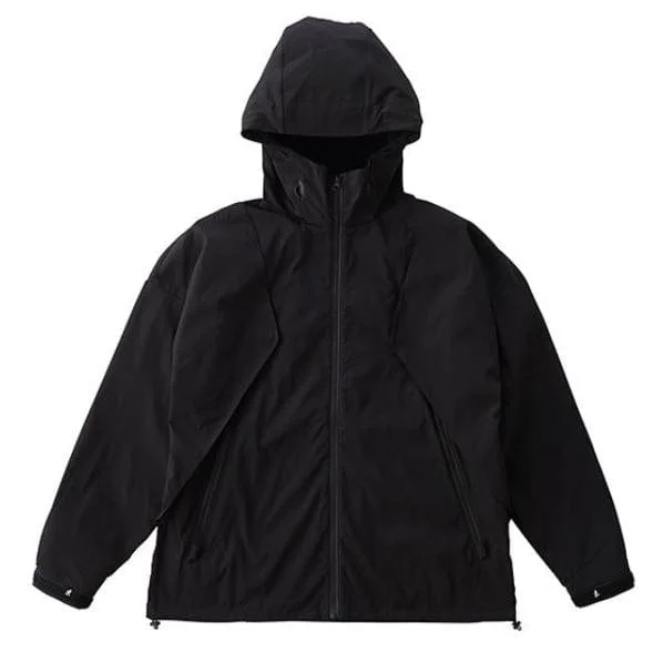Bomber men jackets with ribbed cuffs for a classic 80s styleGramicci Rectas Big Flap Jacket Black Bomber men jackets with ribbed cuffs for a classic 80s styleGramicci Rectas Big Flap Jacket Black