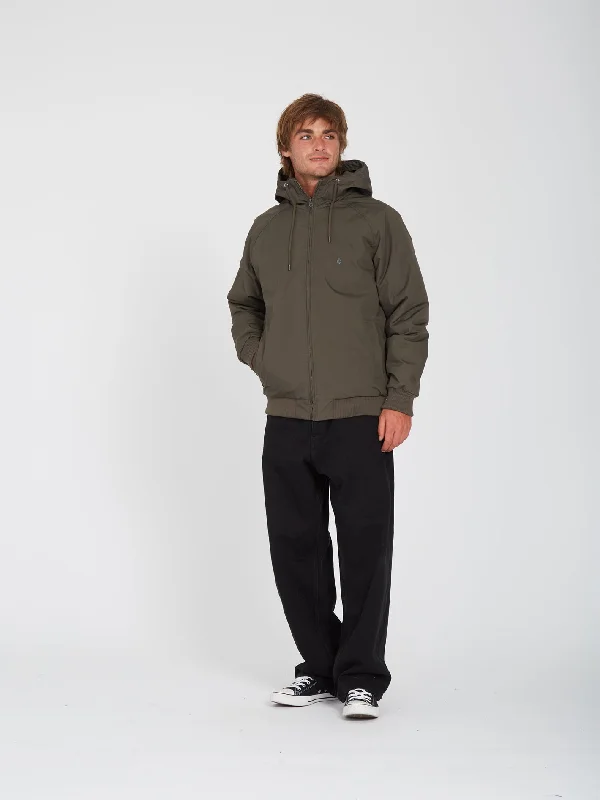 Plus - size men jackets with adjustable drawstrings for a comfortable fitHernan 5K Jacket - LEAD Plus - size men jackets with adjustable drawstrings for a comfortable fitHernan 5K Jacket - LEAD