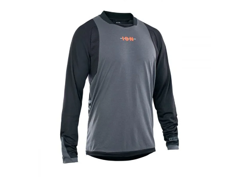 Men's Moisture - Wicking Golf Jerseys with UV Protection for Comfortable Rounds on the CourseION Scrub AMP Long Sleeve MTB Jersey - Black - 2021 Men's Moisture - Wicking Golf Jerseys with UV Protection for Comfortable Rounds on the CourseION Scrub AMP Long Sleeve MTB Jersey - Black - 2021