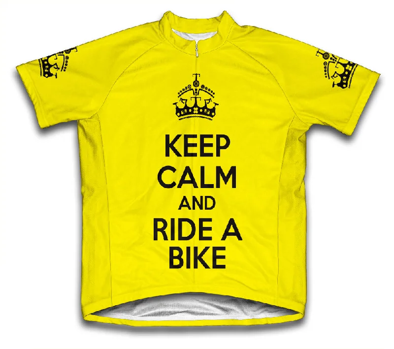 Men's Retro Hockey Jerseys with Classic Stripes and Logos for a Nostalgic Hockey AestheticKeep Calm and Ride a Bike Yellow Cycling Jersey Men's Retro Hockey Jerseys with Classic Stripes and Logos for a Nostalgic Hockey AestheticKeep Calm and Ride a Bike Yellow Cycling Jersey