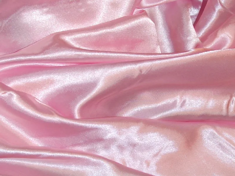 Men's Metallic - Trimmed Blazer in Silver for a Glamorous and Eye - Catching Party AttireLight Pink Silky Plain Japan Satin Fabric Men's Metallic - Trimmed Blazer in Silver for a Glamorous and Eye - Catching Party AttireLight Pink Silky Plain Japan Satin Fabric