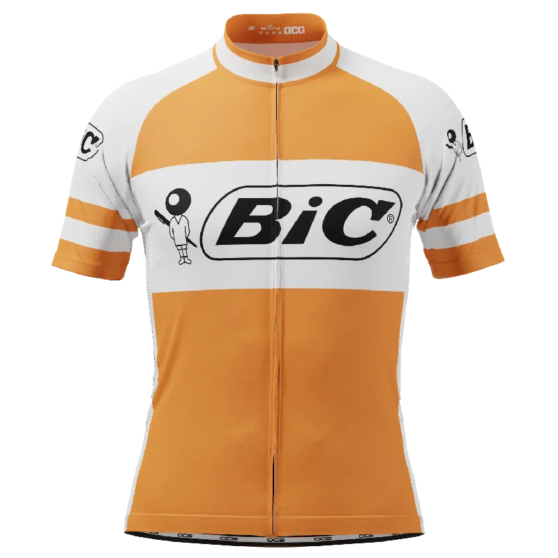 Men's Cycling Jerseys with Reflective Stripes for Safe and Stylish Rides at NightMen's Team Retro Scribe Short Sleeve Cycling Jersey Men's Cycling Jerseys with Reflective Stripes for Safe and Stylish Rides at NightMen's Team Retro Scribe Short Sleeve Cycling Jersey