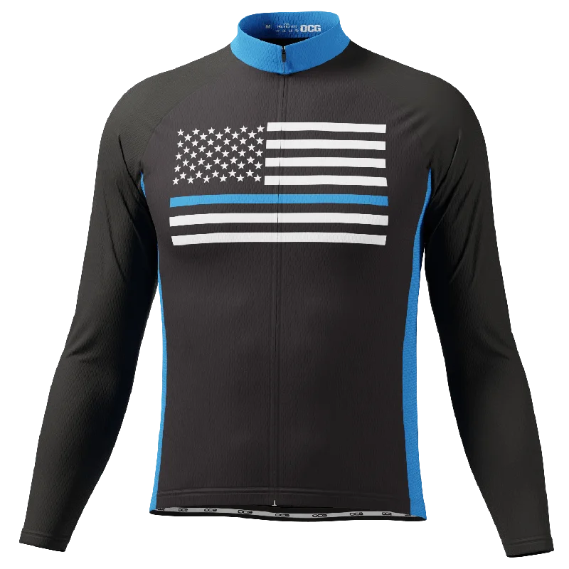 Men's Vintage American Football Jerseys of Legendary Teams for Collectors and FansMen's Blue American National Flag Long Sleeve Cycling Jersey Men's Vintage American Football Jerseys of Legendary Teams for Collectors and FansMen's Blue American National Flag Long Sleeve Cycling Jersey