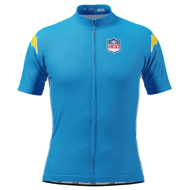 Men's Breathable Polyester Running Jerseys in Bright Neon Colors for High - Visibility WorkoutsMen's Charger Football Short Sleeve Cycling Jersey Men's Breathable Polyester Running Jerseys in Bright Neon Colors for High - Visibility WorkoutsMen's Charger Football Short Sleeve Cycling Jersey