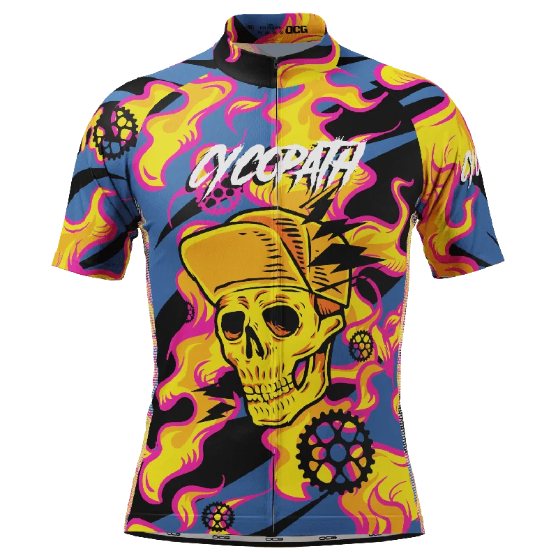 Men's Breathable Polyester Running Jerseys in Bright Neon Colors for High - Visibility WorkoutsMen's Cycopath Short Sleeve Cycling Jersey Men's Breathable Polyester Running Jerseys in Bright Neon Colors for High - Visibility WorkoutsMen's Cycopath Short Sleeve Cycling Jersey