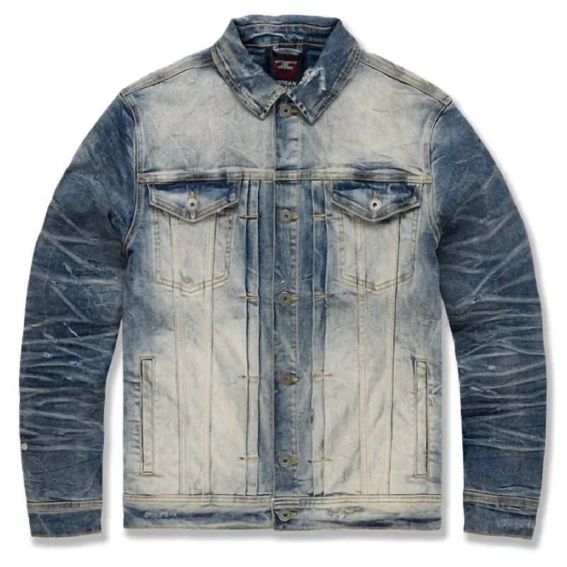 Windbreaker men jackets with UV protection for outdoor activitiesMen's Hamilton Denim Trucker Jacket In Lager Windbreaker men jackets with UV protection for outdoor activitiesMen's Hamilton Denim Trucker Jacket In Lager
