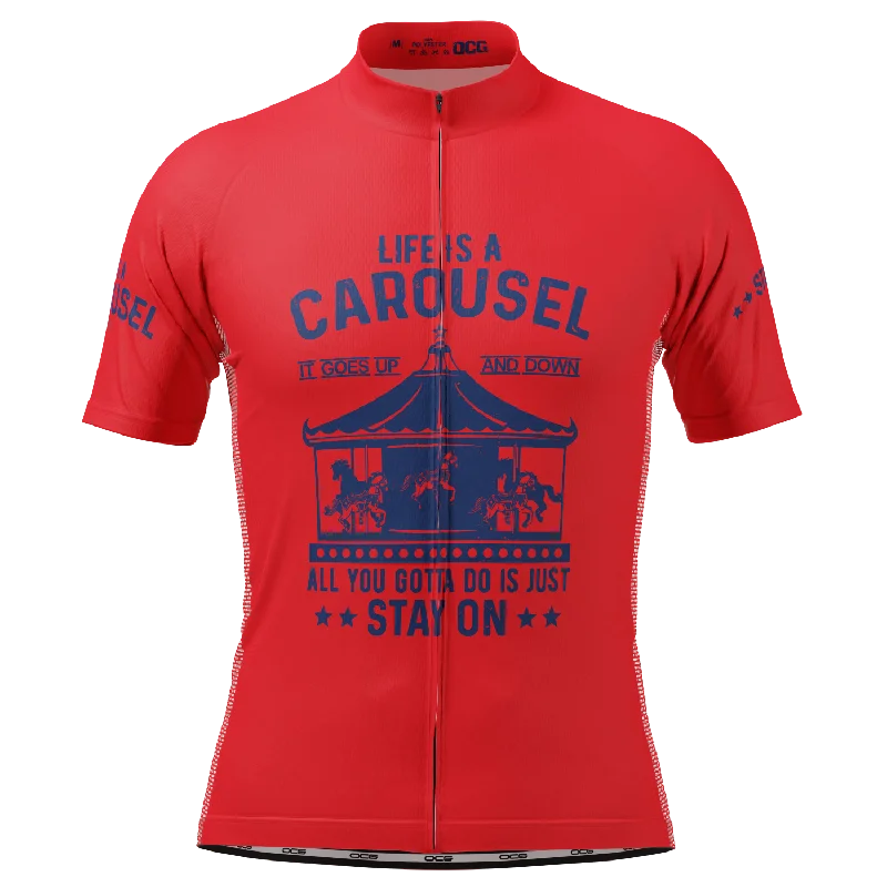 Men's Retro Hockey Jerseys with Classic Stripes and Logos for a Nostalgic Hockey AestheticMen's Life Is Like A Carousel Short Sleeve Cycling Jersey Men's Retro Hockey Jerseys with Classic Stripes and Logos for a Nostalgic Hockey AestheticMen's Life Is Like A Carousel Short Sleeve Cycling Jersey