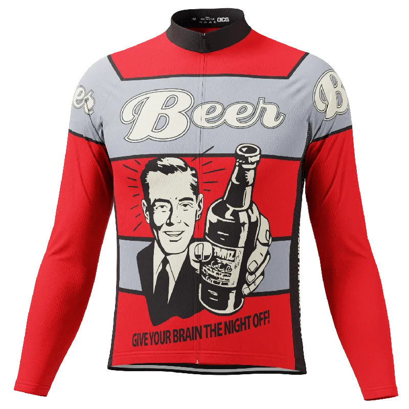 Men's Moisture - Wicking Golf Jerseys with UV Protection for Comfortable Rounds on the CourseMen's Night Off Beer Long Sleeve Cycling Jersey Men's Moisture - Wicking Golf Jerseys with UV Protection for Comfortable Rounds on the CourseMen's Night Off Beer Long Sleeve Cycling Jersey