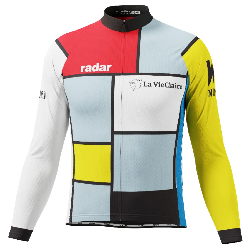 Men's Sustainable Organic Cotton Rugby Jerseys for Eco - Conscious Sports EnthusiastsMen's Retro La Vie En Claire Long Sleeve Cycling Jersey Men's Sustainable Organic Cotton Rugby Jerseys for Eco - Conscious Sports EnthusiastsMen's Retro La Vie En Claire Long Sleeve Cycling Jersey