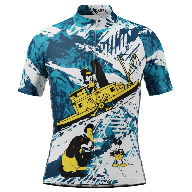 Men's Authentic Soccer Jerseys of National Teams for International Football EventsMen's Steamboat Willie in The Sea Short Sleeve Cycling Jersey Men's Authentic Soccer Jerseys of National Teams for International Football EventsMen's Steamboat Willie in The Sea Short Sleeve Cycling Jersey