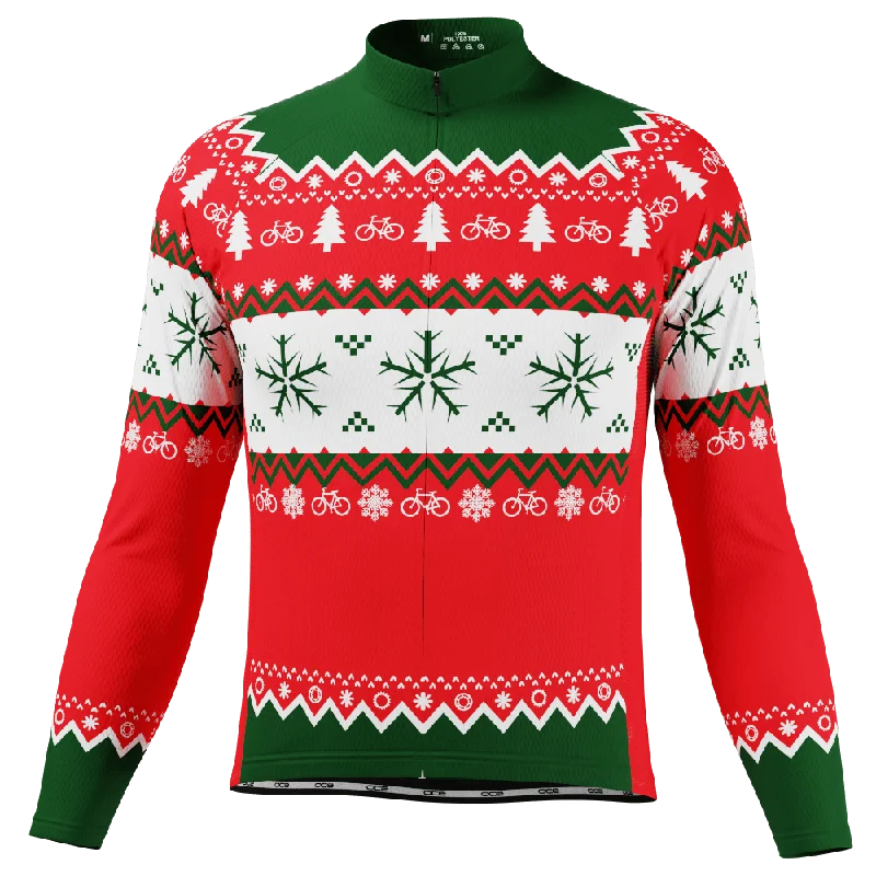 Men's Breathable Polyester Running Jerseys in Bright Neon Colors for High - Visibility WorkoutsMen's Ugly Christmas Sweater Long Sleeve Cycling Jersey Men's Breathable Polyester Running Jerseys in Bright Neon Colors for High - Visibility WorkoutsMen's Ugly Christmas Sweater Long Sleeve Cycling Jersey