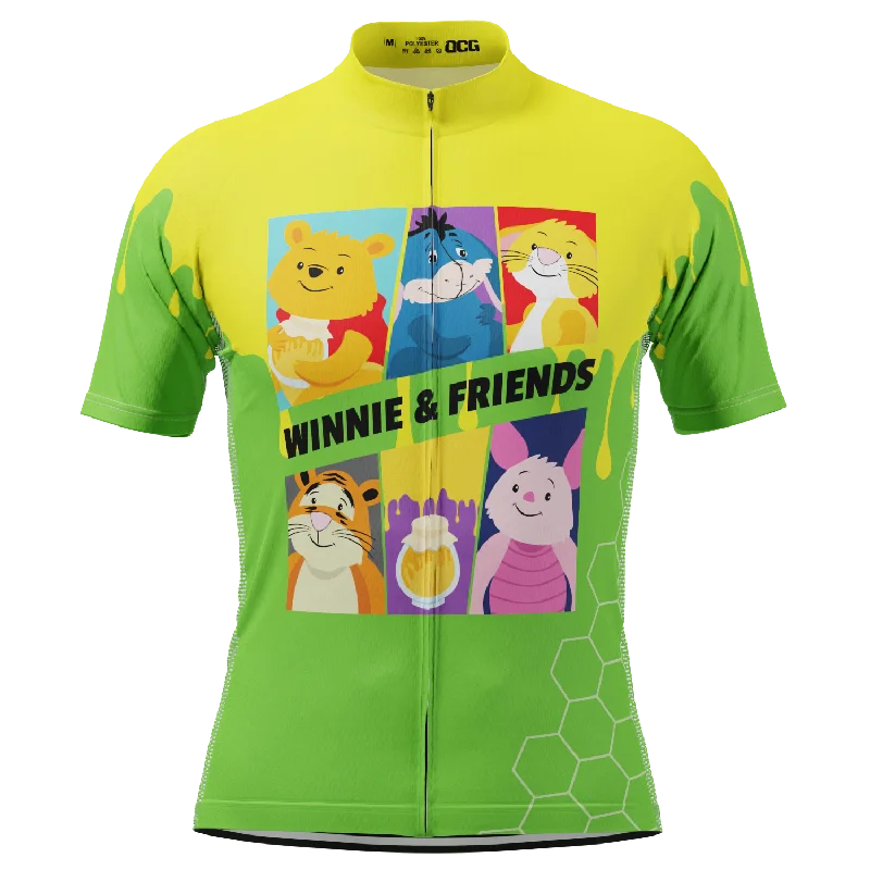Men's NBA Authentic Team Jerseys in Official Team Colors for True Basketball FansMen's Winnie & Friends Short Sleeve Cycling Jersey Men's NBA Authentic Team Jerseys in Official Team Colors for True Basketball FansMen's Winnie & Friends Short Sleeve Cycling Jersey