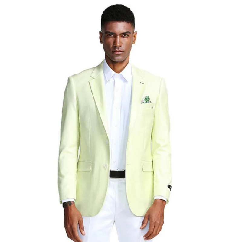 Men's Single - Breasted Cashmere Blazer in Camel for a Luxurious and Elegant Winter LookOceanic Outfits Collection: Mint Solid Color Slim Fit Blazer Men's Single - Breasted Cashmere Blazer in Camel for a Luxurious and Elegant Winter LookOceanic Outfits Collection: Mint Solid Color Slim Fit Blazer