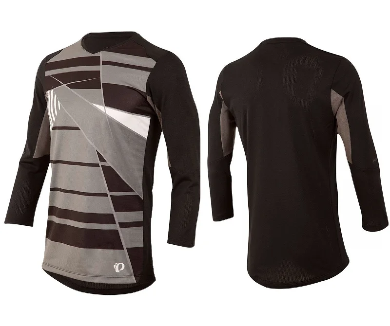 Men's Breathable Polyester Running Jerseys in Bright Neon Colors for High - Visibility WorkoutsPearl Izumi Launch 3/4 Sleeve MTB Jersey - Black - Smoked Pearl Men's Breathable Polyester Running Jerseys in Bright Neon Colors for High - Visibility WorkoutsPearl Izumi Launch 3/4 Sleeve MTB Jersey - Black - Smoked Pearl
