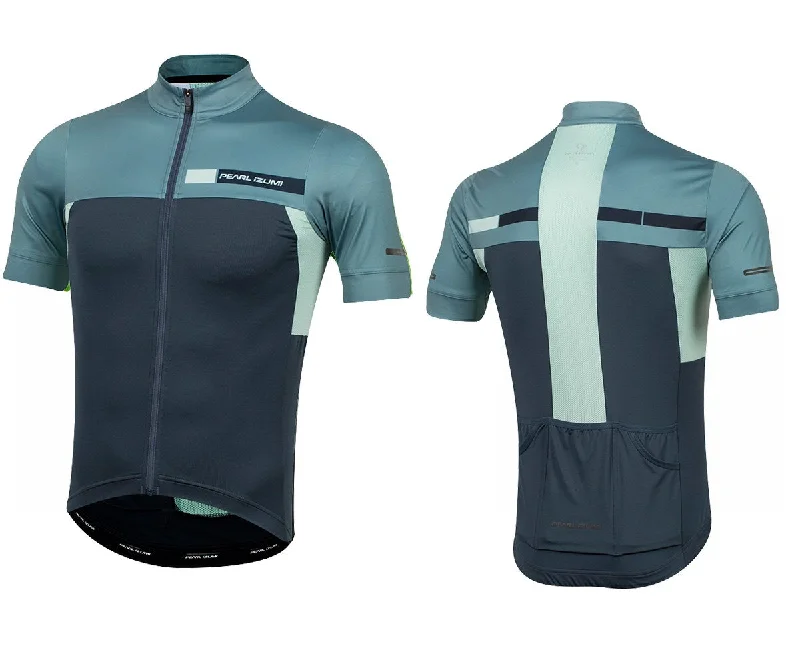 Men's Moisture - Wicking Golf Jerseys with UV Protection for Comfortable Rounds on the CoursePearl Izumi PRO Escape Short Sleeve Road Jersey - Midnight Navy-Arctic Coast Men's Moisture - Wicking Golf Jerseys with UV Protection for Comfortable Rounds on the CoursePearl Izumi PRO Escape Short Sleeve Road Jersey - Midnight Navy-Arctic Coast