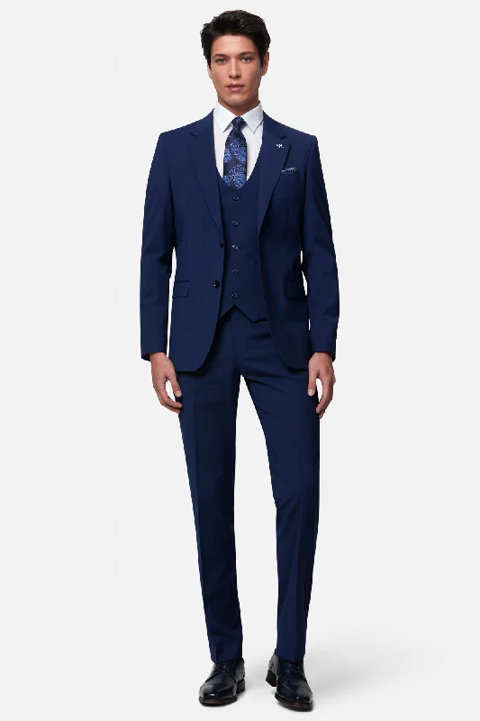 Slim Fit Men's Navy Blue Wool Blazer for a Classic and Professional LookPeter Petrol Slim Fit Men's Navy Blue Wool Blazer for a Classic and Professional LookPeter Petrol