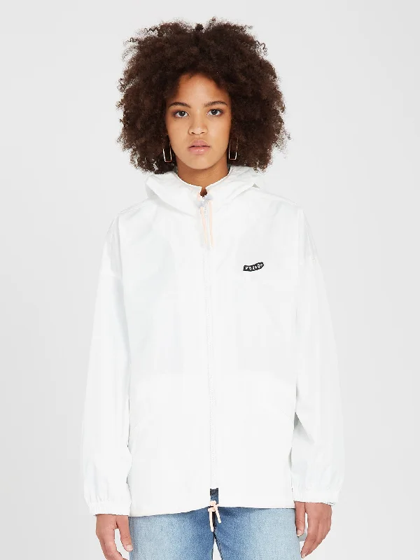 Men jackets with a media - friendly pocket for easy access to gadgetsPlay'N Cheel Jacket - STAR WHITE Men jackets with a media - friendly pocket for easy access to gadgetsPlay'N Cheel Jacket - STAR WHITE