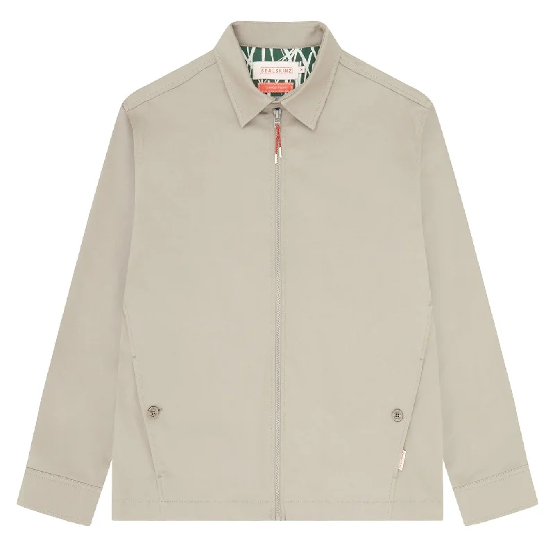 Bomber men jackets with ribbed cuffs for a classic 80s styleSealskinz Bawburgh Water Repellent Lightweight Full Zip Jacket Stone Bomber men jackets with ribbed cuffs for a classic 80s styleSealskinz Bawburgh Water Repellent Lightweight Full Zip Jacket Stone