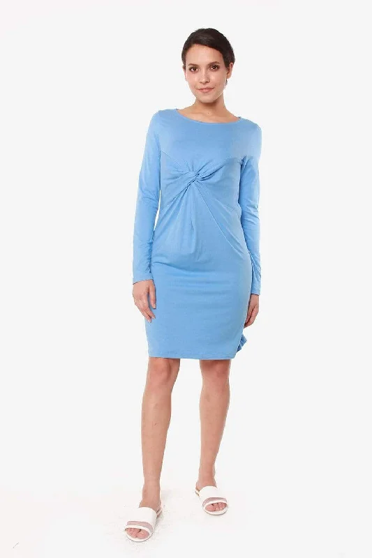seamless wireless bras for everyday comfortLong Sleeves Beatrisa Twisted Maternity Dress Perry
