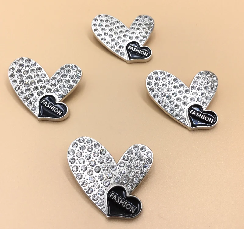 Men's Stretch - Fabric Blazer in Black for a Comfortable and Flexible Everyday WearSilver & White Heart Shape with Stones Cufflinks Men's Stretch - Fabric Blazer in Black for a Comfortable and Flexible Everyday WearSilver & White Heart Shape with Stones Cufflinks