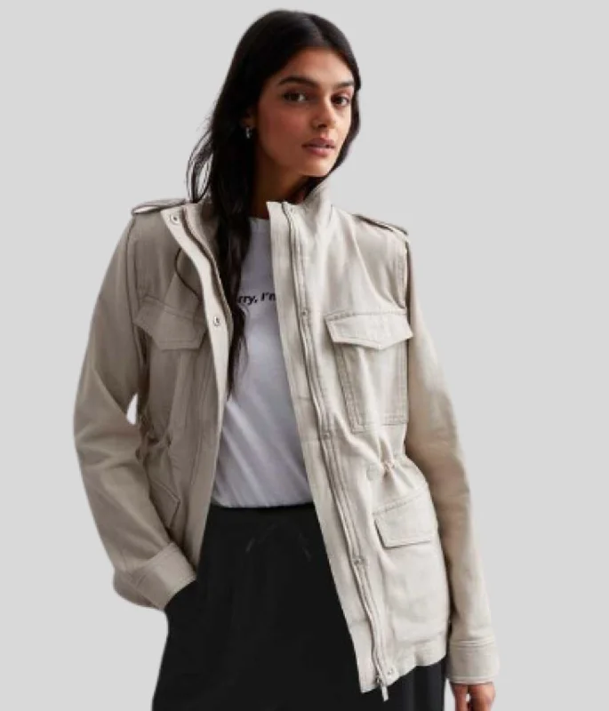 Men jackets with a media - friendly pocket for easy access to gadgetsStone Cotton Utility Jacket Men jackets with a media - friendly pocket for easy access to gadgetsStone Cotton Utility Jacket