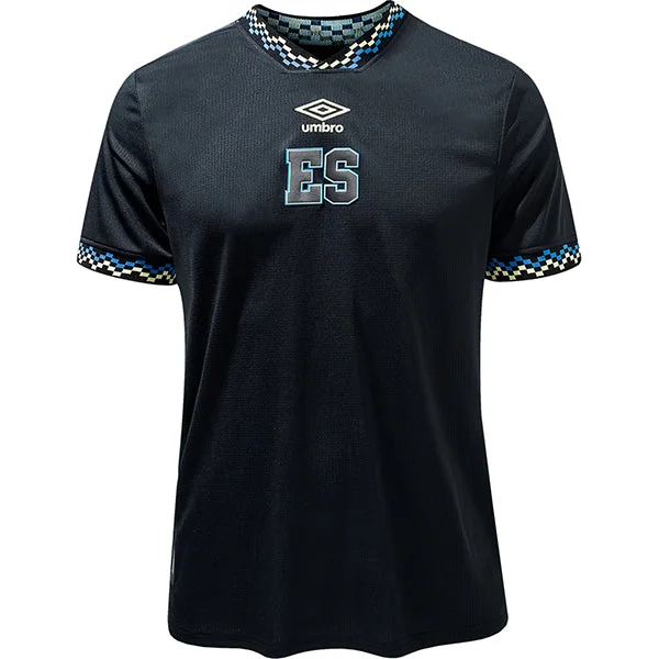 Men's Basketball Jerseys in Sleeveless Design for Enhanced Mobility on the CourtUmbro El Salvador Men's Third Jersey 23/24 (Black) Men's Basketball Jerseys in Sleeveless Design for Enhanced Mobility on the CourtUmbro El Salvador Men's Third Jersey 23/24 (Black)