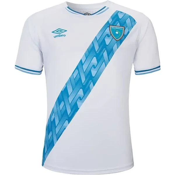 Men's Vintage American Football Jerseys of Legendary Teams for Collectors and FansUmbro Guatemala Home Jersey 21/22 (White/Blue) Men's Vintage American Football Jerseys of Legendary Teams for Collectors and FansUmbro Guatemala Home Jersey 21/22 (White/Blue)