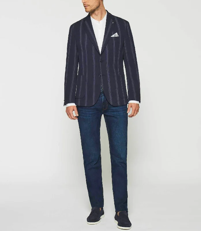 Tall Men's Black Leather Blazer with Zipper Details for a Modern and Edgy LookVeste casual 2 boutons marine AMALFI Tall Men's Black Leather Blazer with Zipper Details for a Modern and Edgy LookVeste casual 2 boutons marine AMALFI
