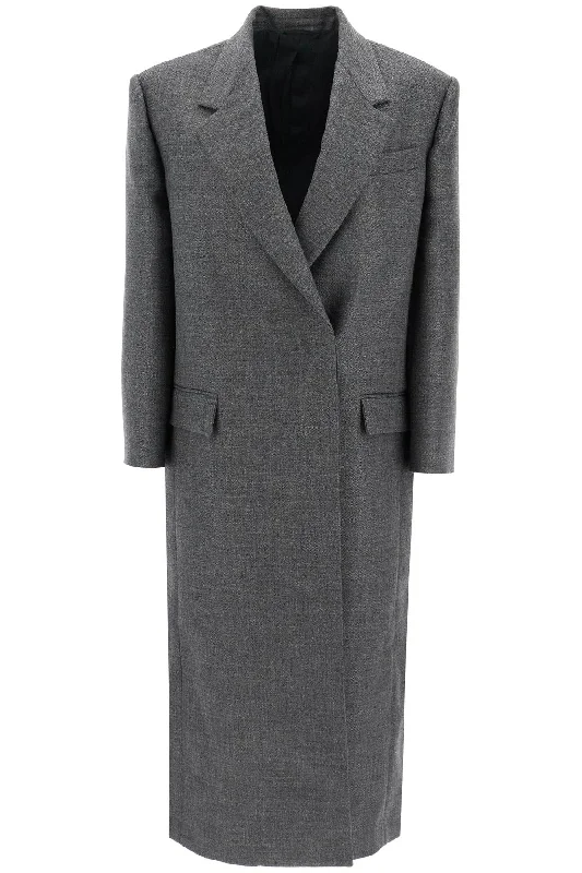 woolen overcoat in canvas fabric MD5739860P GRIGIO SCURO