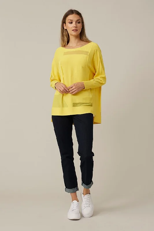 Joseph Ribkoff Yellow Top