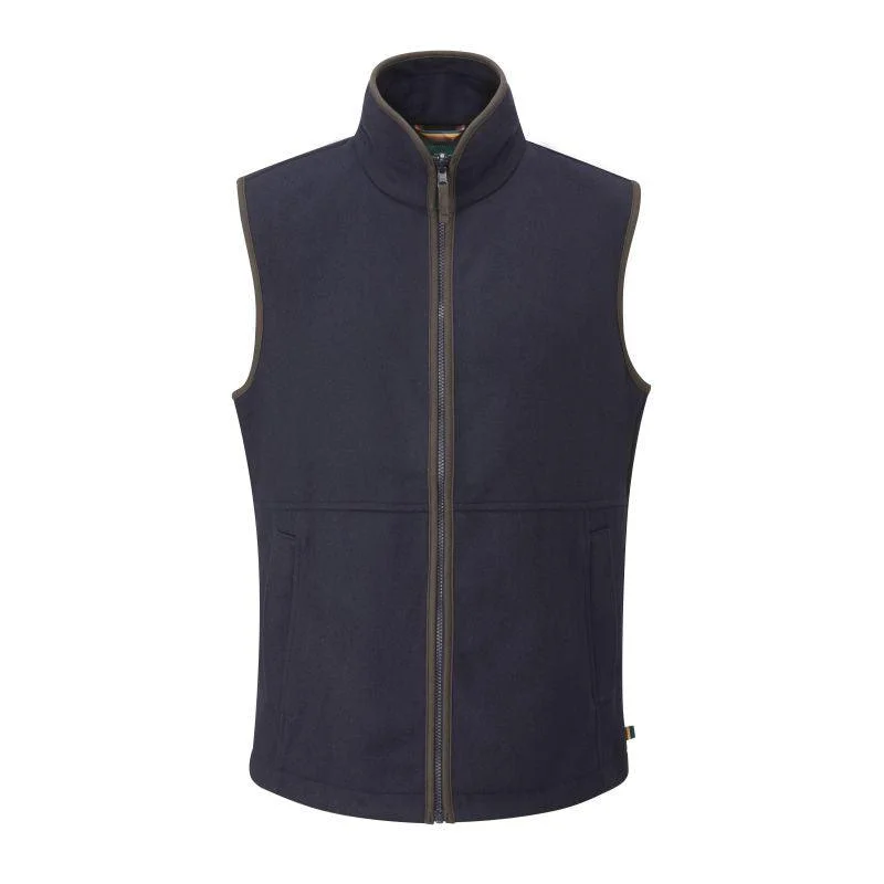 Men fleece - lined leather jackets for a luxurious feelAlan Paine Berwick Mens Wool Gilet - Dark Navy Men fleece - lined leather jackets for a luxurious feelAlan Paine Berwick Mens Wool Gilet - Dark Navy