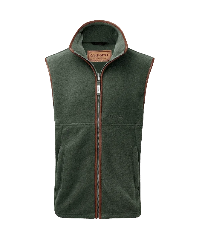 Men fleece lined joggers for cold - weather comfortOakham Fleece Gilet - Cedar Green Men fleece lined joggers for cold - weather comfortOakham Fleece Gilet - Cedar Green