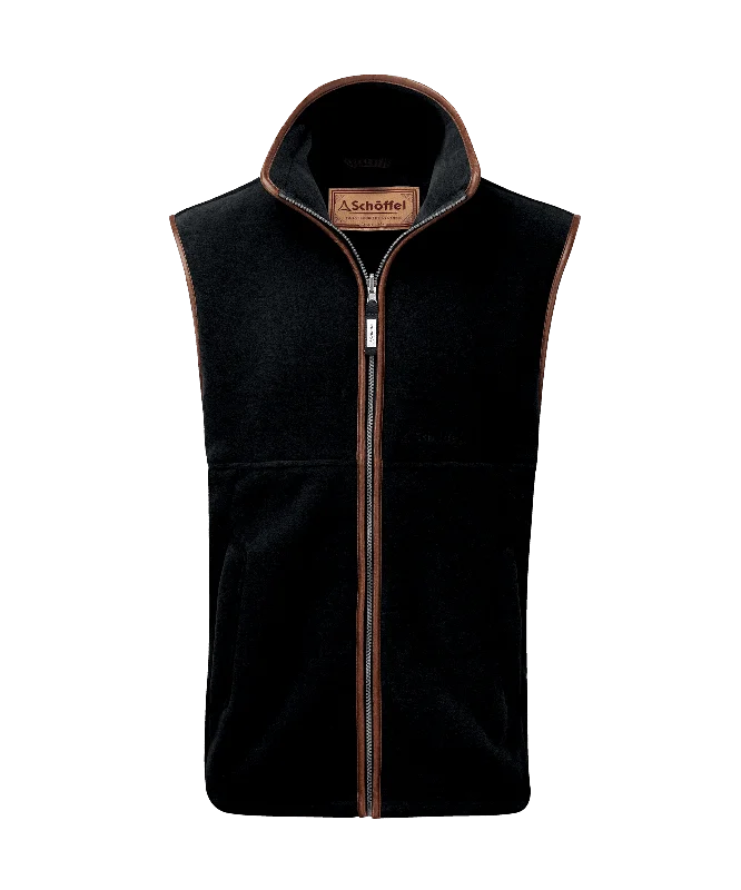 Men fleece zip - up hoodies for outdoor adventuresOakham Fleece Gilet - Gunmetal