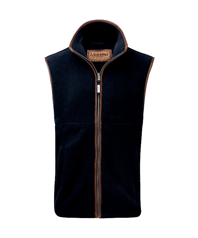 Men fleece - paneled cycling jerseys for bike ridesOakham Fleece Gilet - Navy