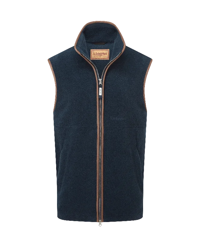 Men fleece - backed windbreakers for windy daysOakham Fleece Gilet - Petrol Blue