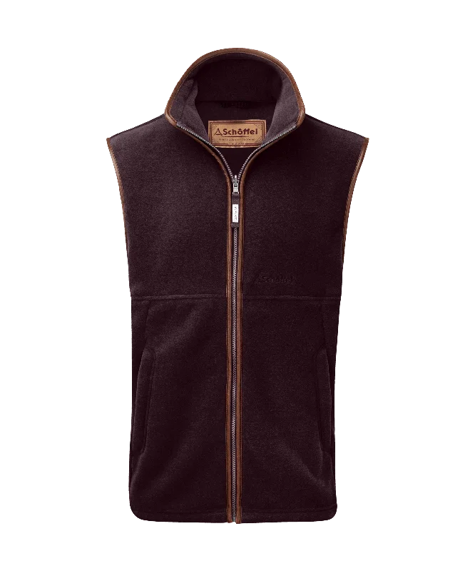 Men fleece - trimmed parkas for extreme cold conditionsOakham Fleece Gilet - Port