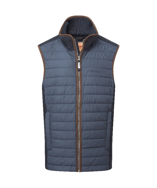 Men fleece thermal shirts for layering in winterOakham Hybrid Gilet - Petrol Blue