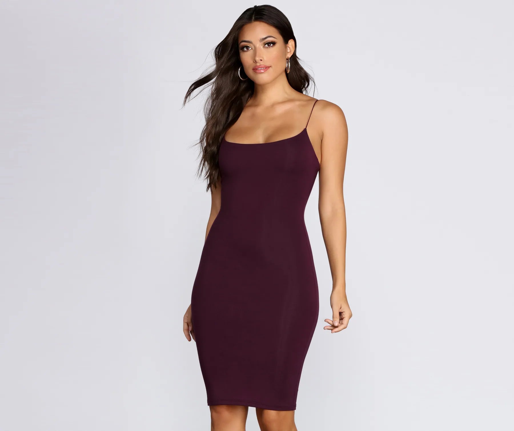Midi dresses with cotton - blend materials for everyday comfortOnly The Essentials Midi Dress
