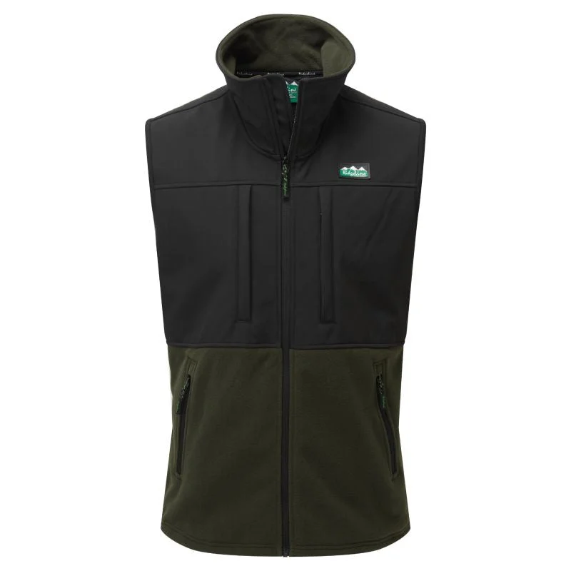 Men fleece - paneled cycling jerseys for bike ridesRidgeline Hybrid Mens Gilet - Field Olive Men fleece - paneled cycling jerseys for bike ridesRidgeline Hybrid Mens Gilet - Field Olive