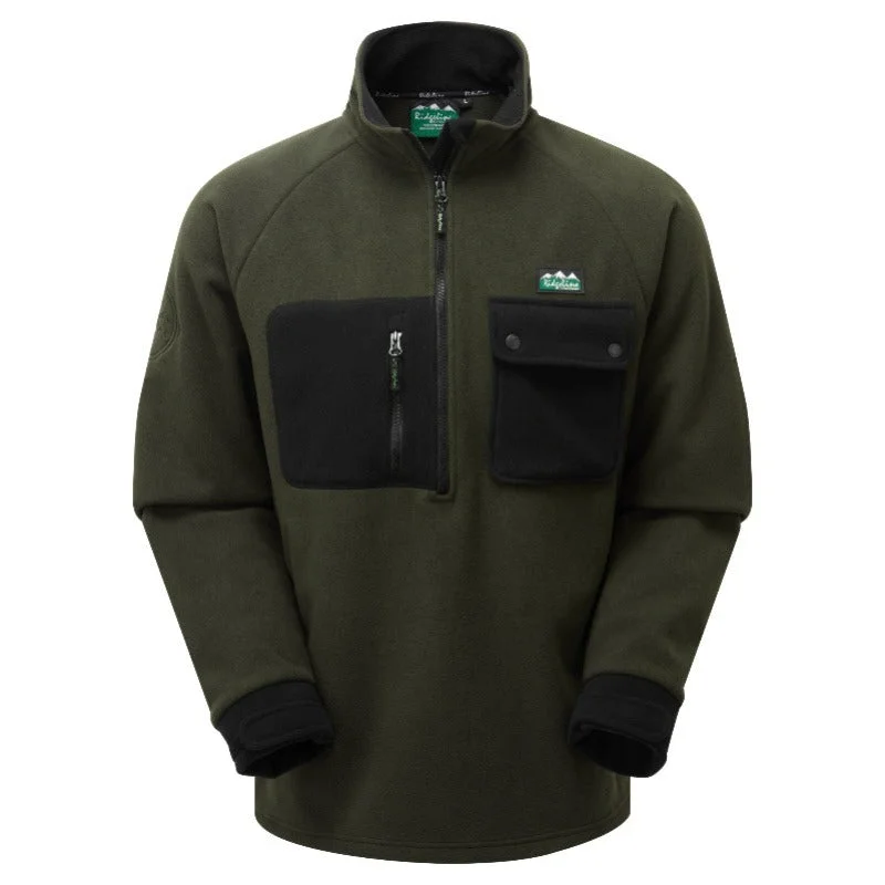 Men fleece - trimmed flannel shirts for a rustic charmRidgeline Igloo II Mens Fleece Bush Shirt - Field Olive Men fleece - trimmed flannel shirts for a rustic charmRidgeline Igloo II Mens Fleece Bush Shirt - Field Olive