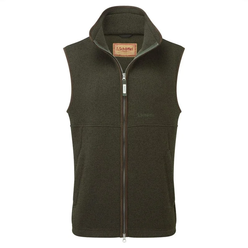 Men fleece - lined leather jackets for a luxurious feelSchoffel Ashton Mens Gilet - Forest Men fleece - lined leather jackets for a luxurious feelSchoffel Ashton Mens Gilet - Forest