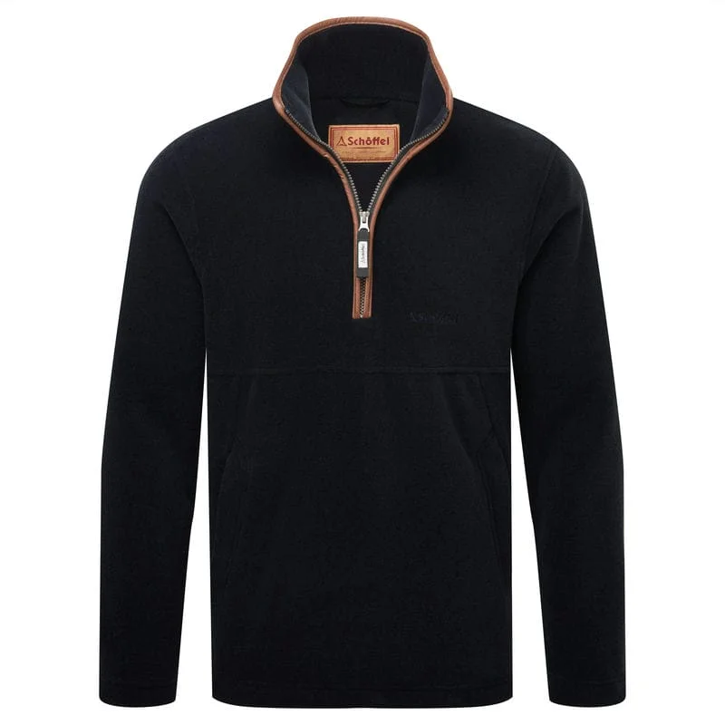 Men fleece tracksuits for athletic training sessionsSchoffel Berkeley 1/4 Zip Fleece - Gunmetal Men fleece tracksuits for athletic training sessionsSchoffel Berkeley 1/4 Zip Fleece - Gunmetal