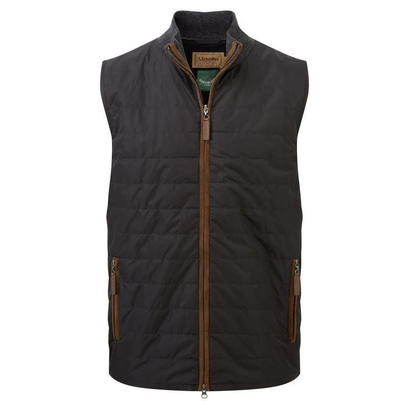 Men fleece - trimmed flannel shirts for a rustic charmSchoffel Hybrid Mens Gilet - Charcoal Men fleece - trimmed flannel shirts for a rustic charmSchoffel Hybrid Mens Gilet - Charcoal