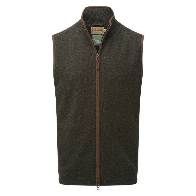 Men fleece beanies with a pom - pom for a trendy lookSchoffel Lambswool Aerobloc Gilet - Loden Men fleece beanies with a pom - pom for a trendy lookSchoffel Lambswool Aerobloc Gilet - Loden